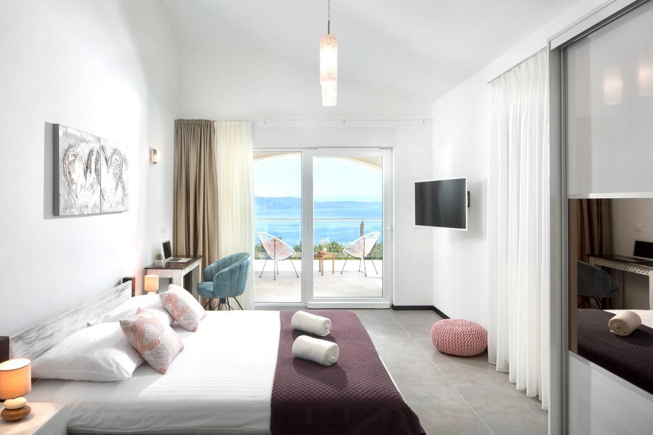 Luxury Panorama Vila With Amazing Seaview In Gondolici 7 Km From Rabac Labin  Eksteriør billede