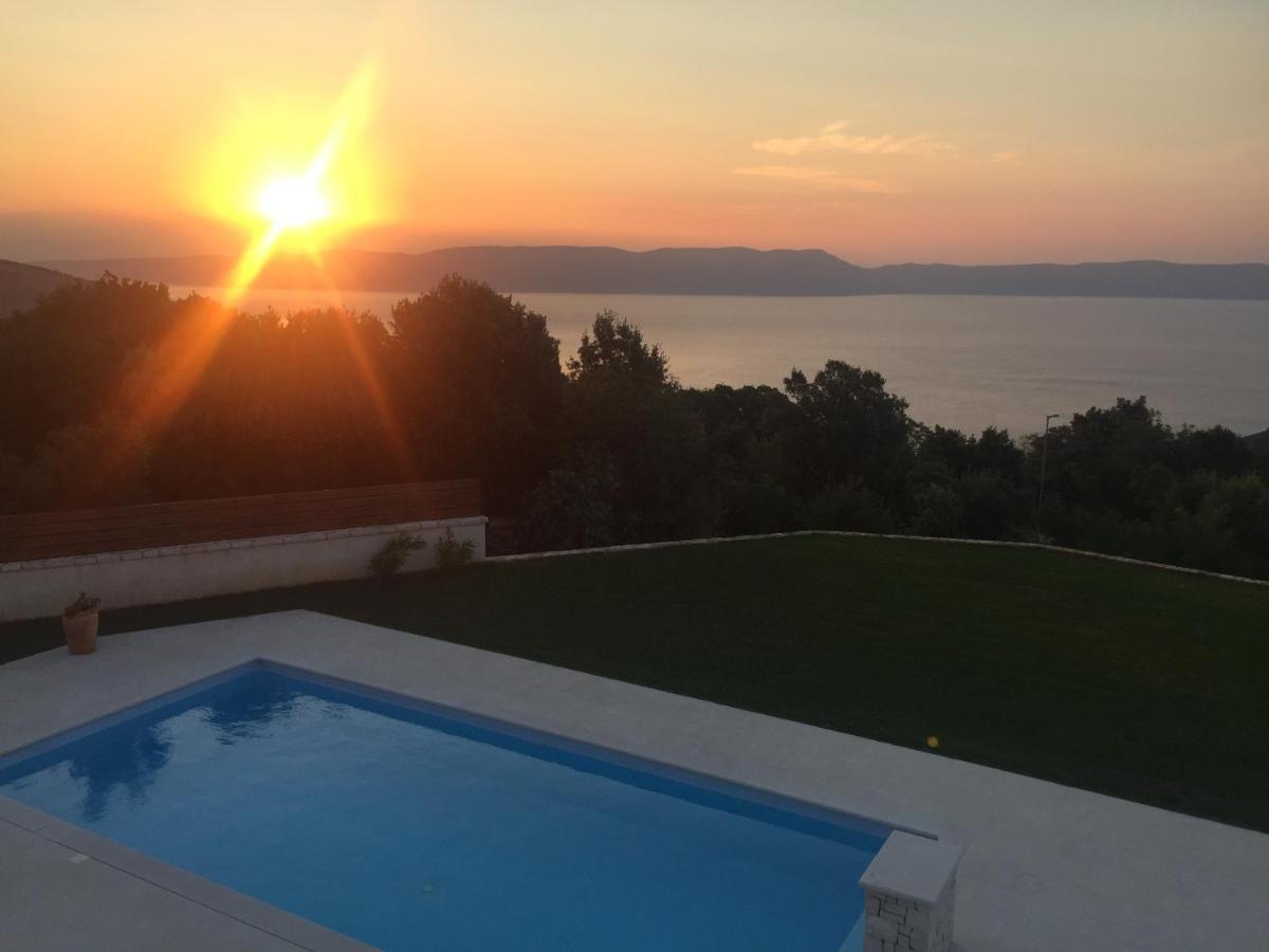 Luxury Panorama Vila With Amazing Seaview In Gondolici 7 Km From Rabac Labin  Eksteriør billede