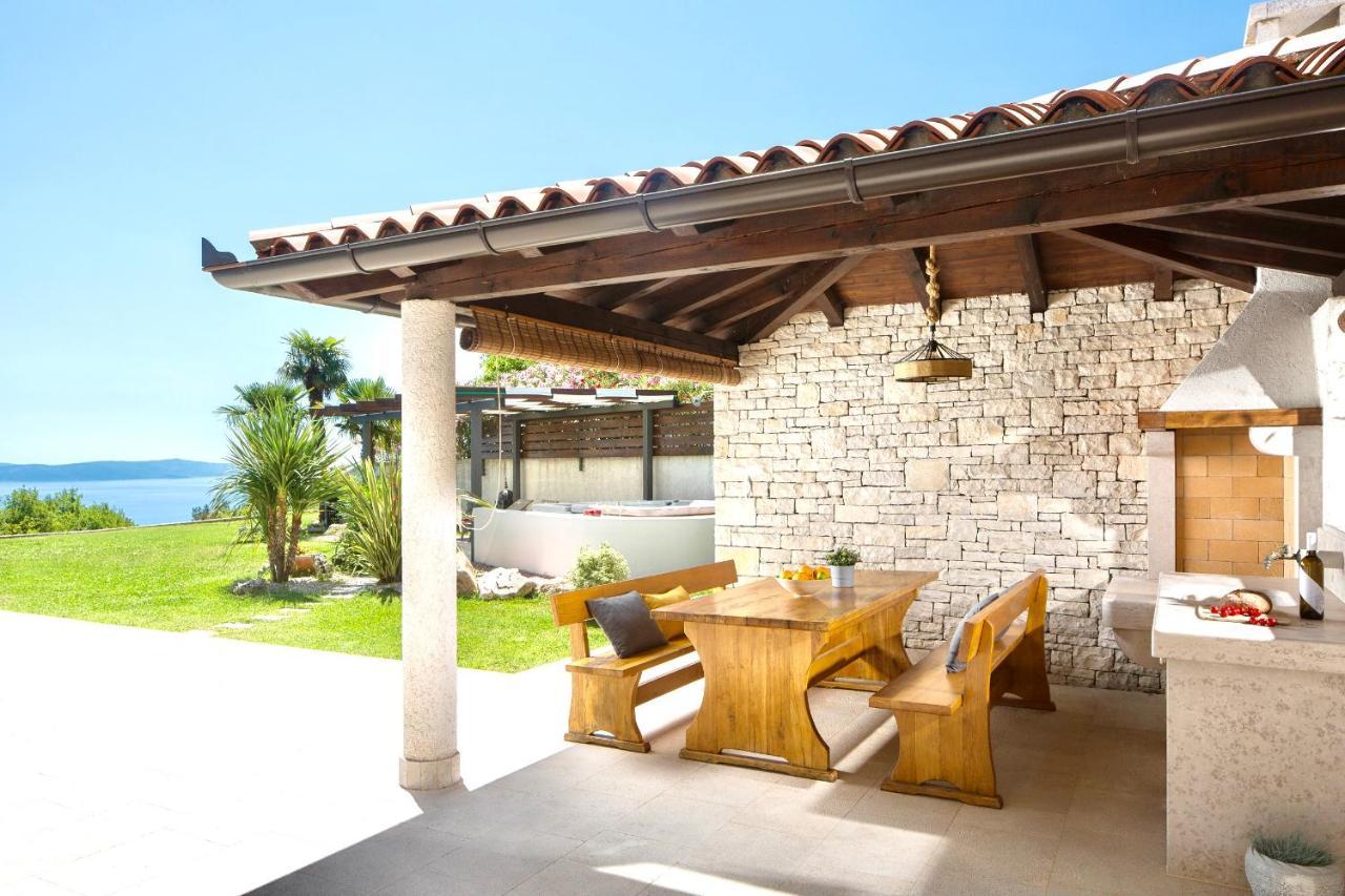 Luxury Panorama Vila With Amazing Seaview In Gondolici 7 Km From Rabac Labin  Eksteriør billede