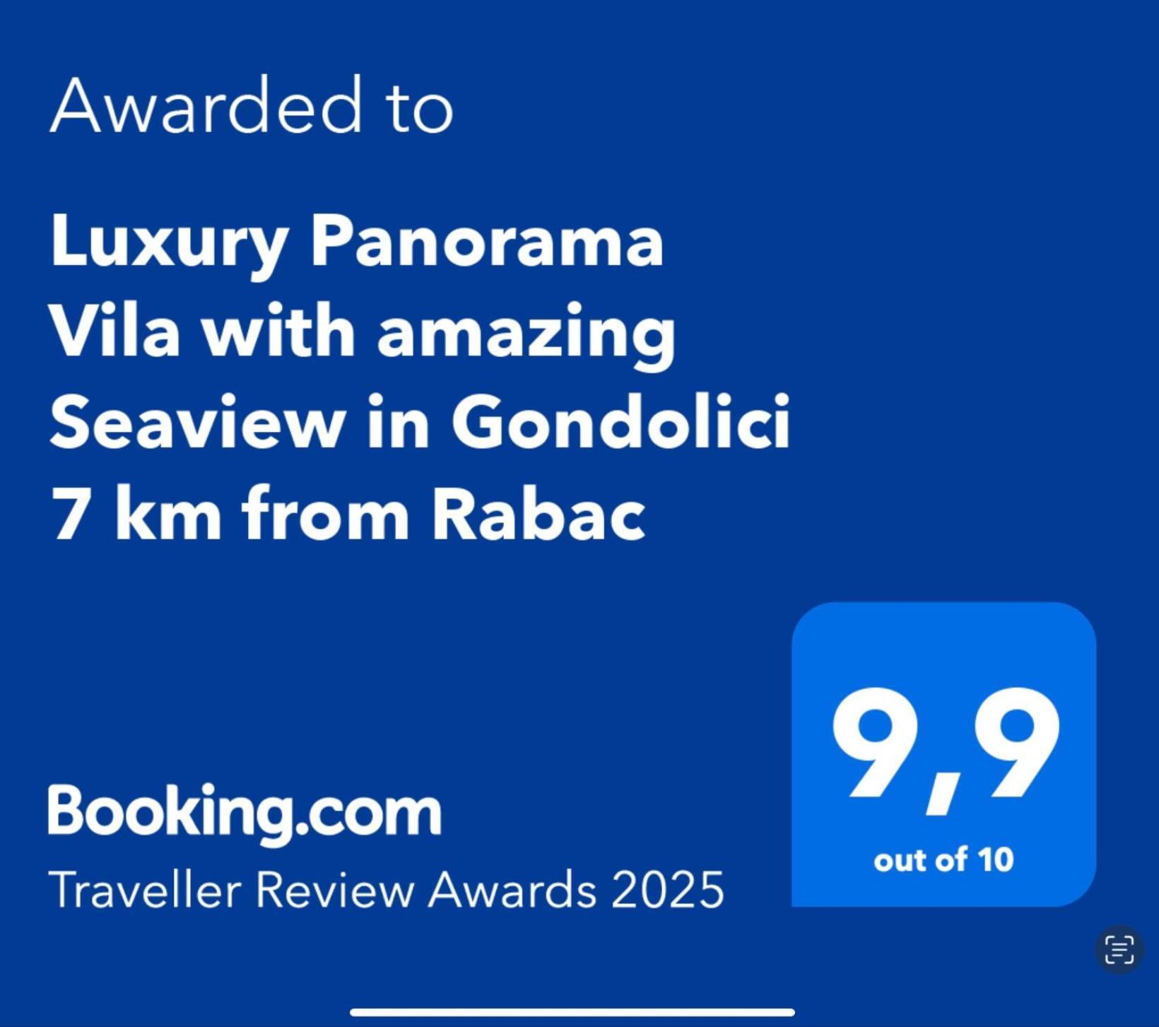 Luxury Panorama Vila With Amazing Seaview In Gondolici 7 Km From Rabac Labin  Eksteriør billede